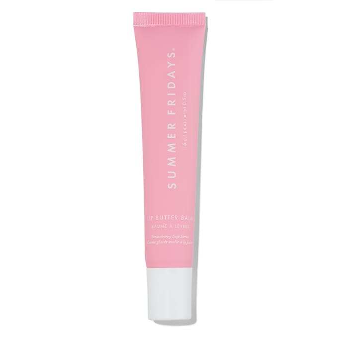 Summer Fridays Lip Butter Balm - Strawberry Soft Serve- 15G