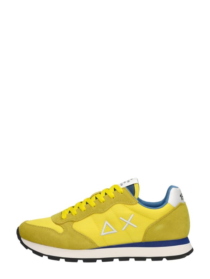 Sun68 Tom Solid Nylon Men Lage sneakers - Heren - Geel - Maat 41