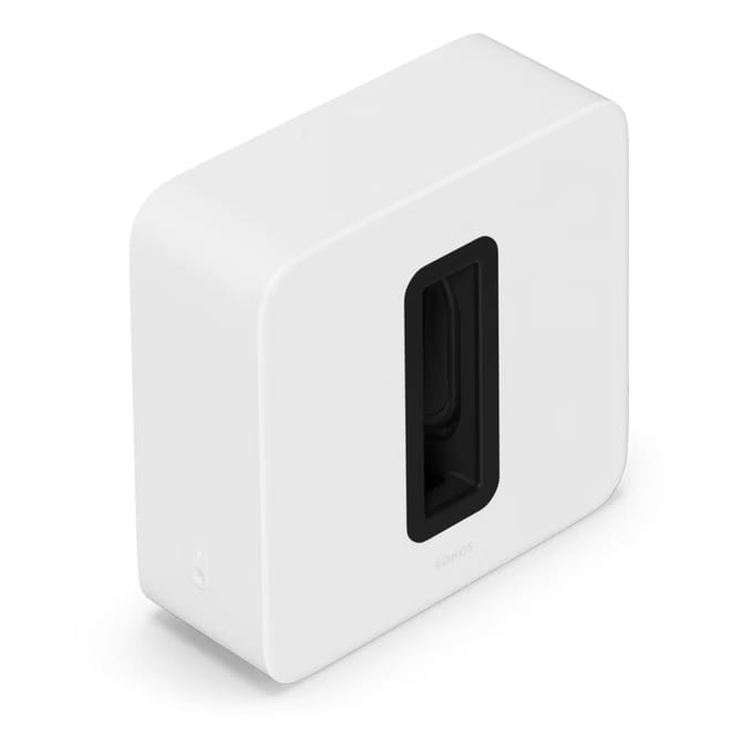 Sonos Sub 4 - Draadloze subwoofer - Diepe bas - Voor Sonos-systeem - Wit