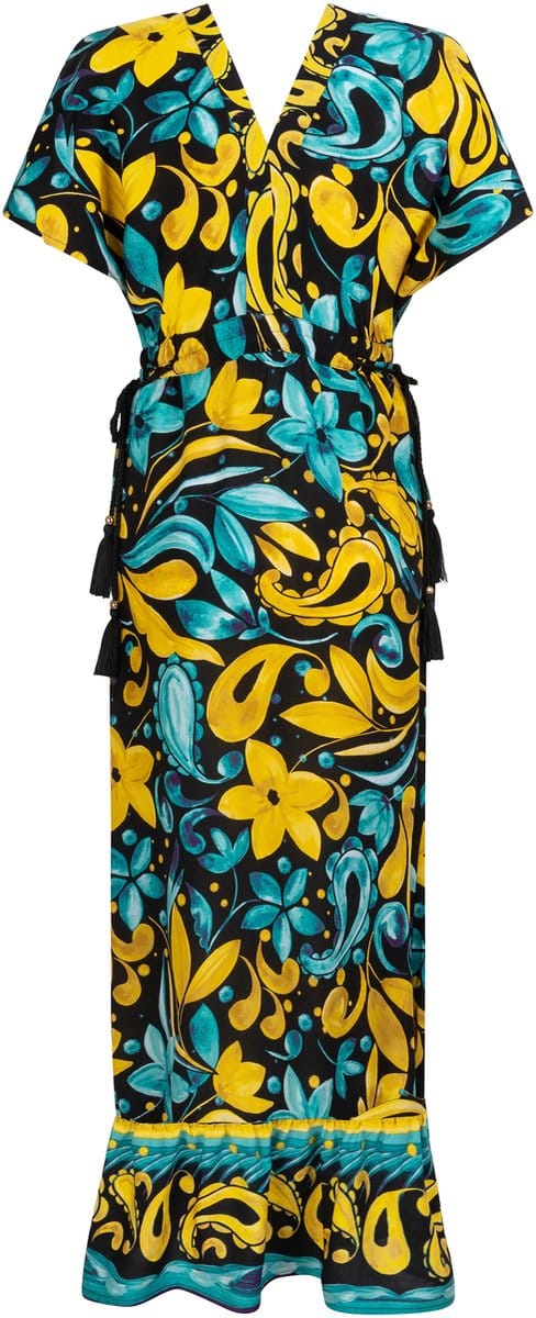 Chic by Lirette - Kimono jurk Frangipani - Tealsun - L