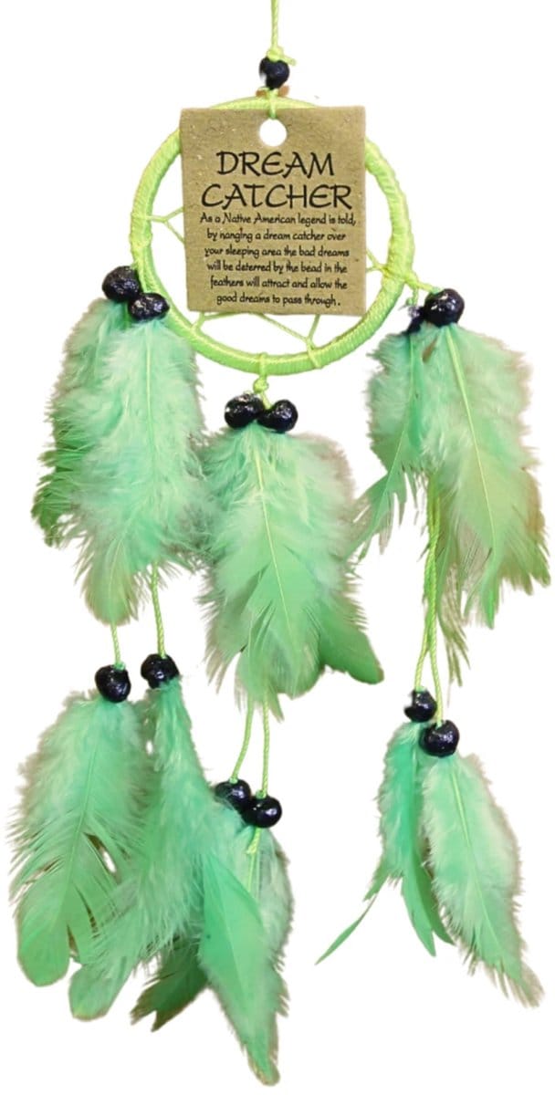 Dromenvanger - Alleen veren - 6cm - Groen
