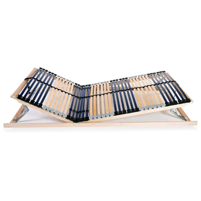 vidaXL - Lattenbodem - met - 42 - latten - 7 - zones - 120x200 - cm