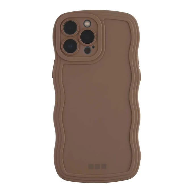 2+1 | IPhone Hoesje Curve - Bruin