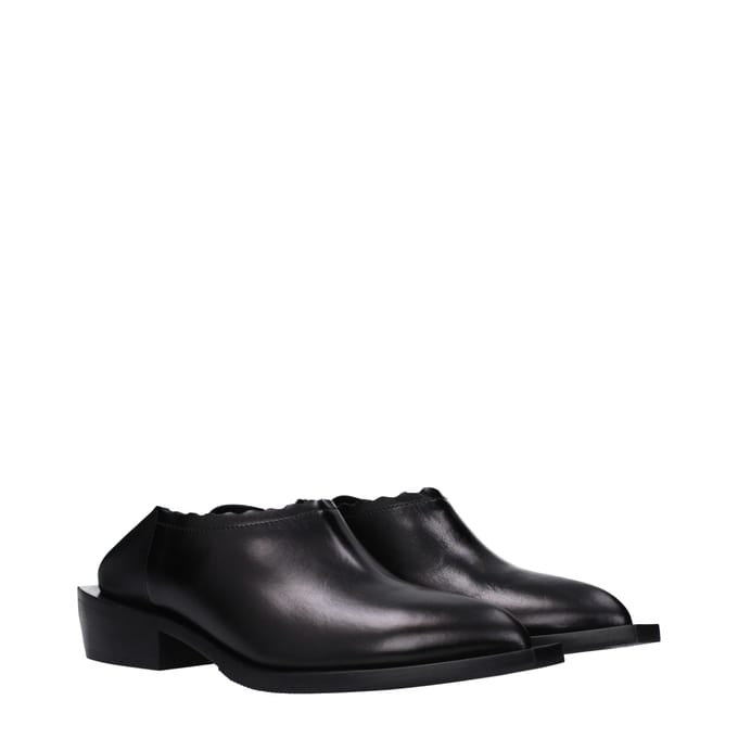 Moschino Shootie Cuban Heel Black Größe: 36 | Pantoletten Outlet | Damen | Schwarz