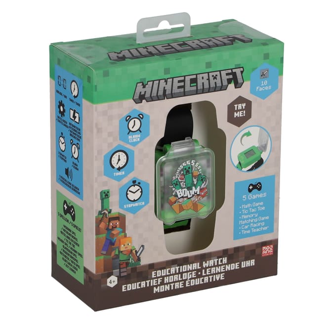 Minecraft horloge speel en leer