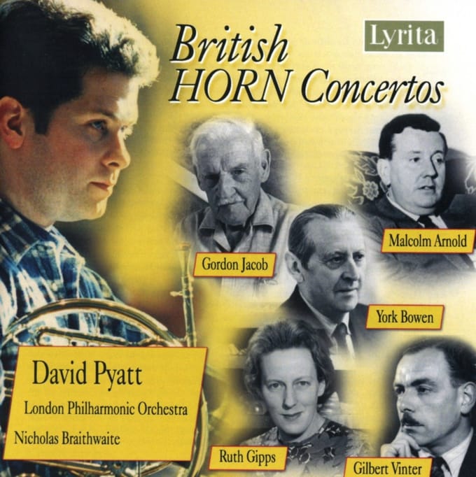 Daniel Pyatt, London Philharmonic Orchestra, Nicholas Braithwaite - Jacob: British Horn Concertos (CD)