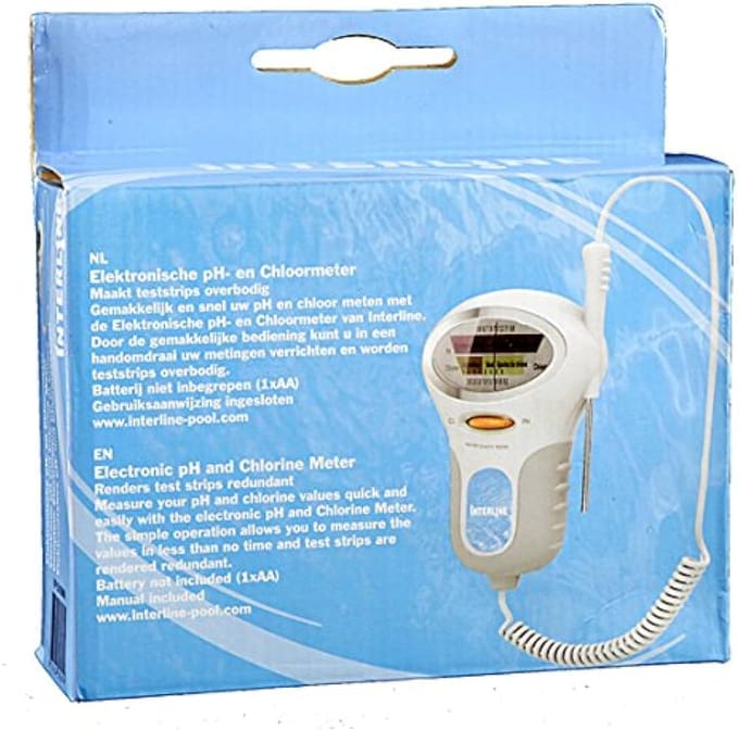 Interline Elektronische PH en Chloormeter - PH en Chloormeter zwembad en spa
