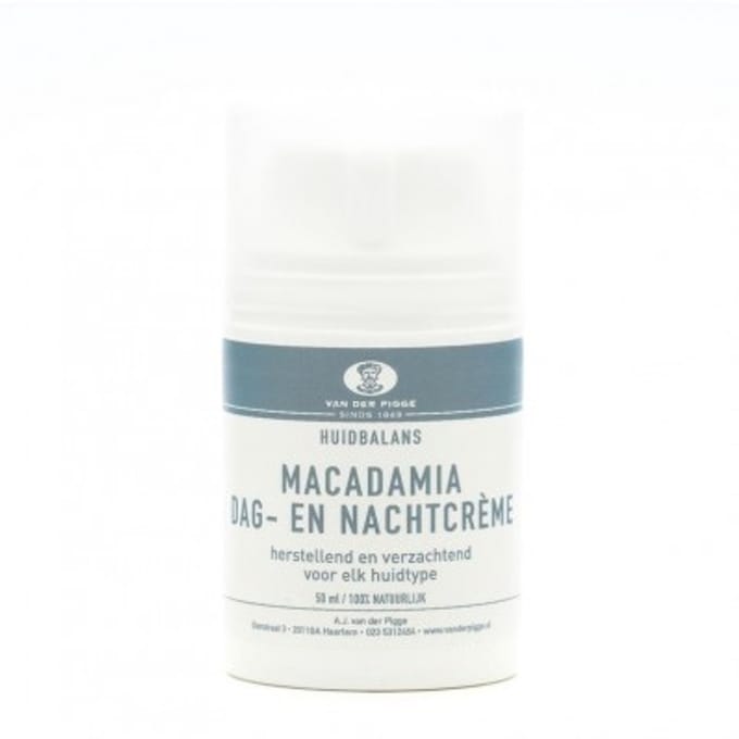 van der Pigge Huidbalans dag en nachtcreme macadamia 50 Milliliter