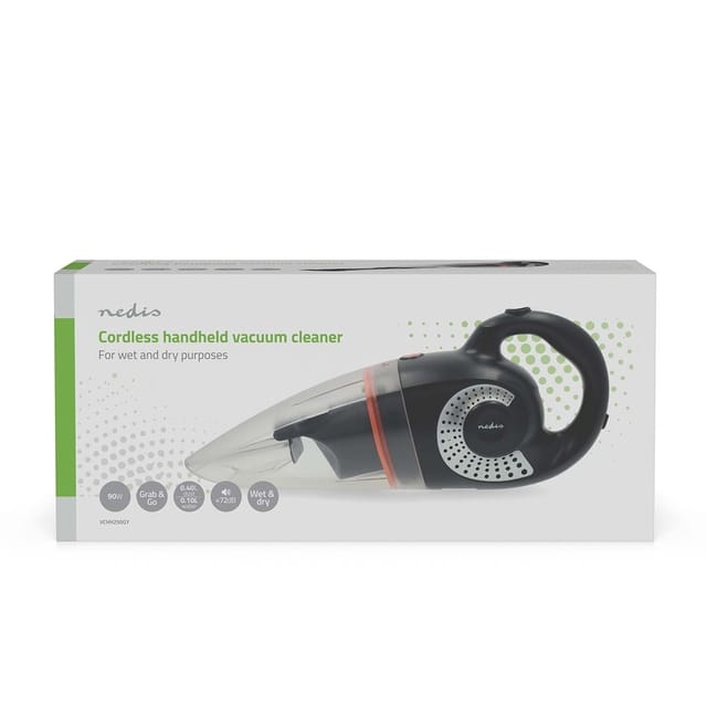 Nedis Kruimeldief – Snoerloos – Nat & Droog – 0.5L – Compact - Zwart