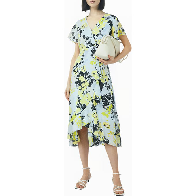 Comma  Dresses Light-blue Size: 38 | Midi Dresses Outlet | Dames | Blauw