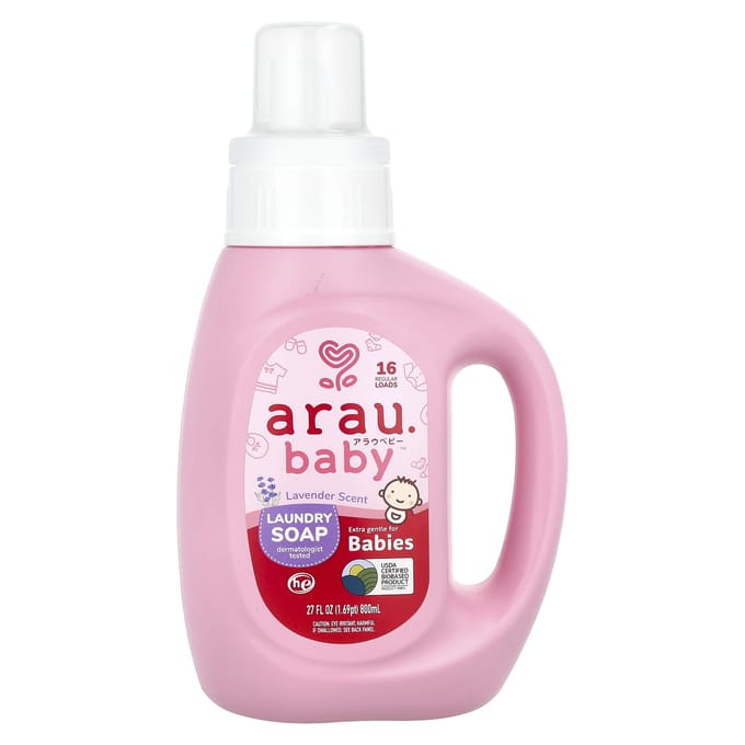 arau.baby, Lessive, Lavande, 27 fl oz (800ml) white