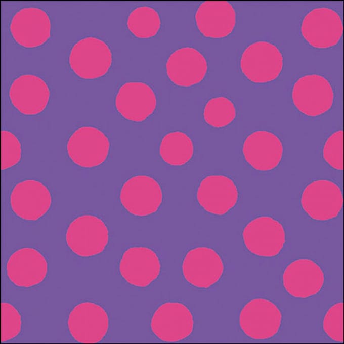 Ambiente Lunch servetten - Polka dots - Pink/Purple