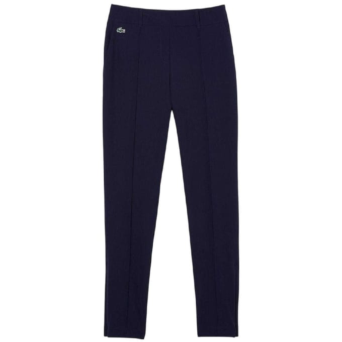 Lacoste Damesbroeken met geborduurd logo (Marineblauw)