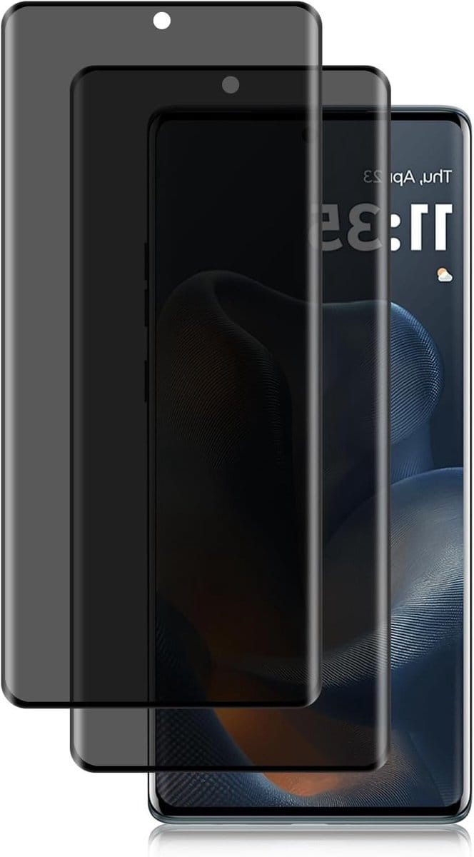 Privacy Screen Protector voor Motorola Edge 60 5G - 2 Pack, Anti-Scratch, 9H Hardheid, Anti-Spy, Tempered Glass, Schermbeveiliging