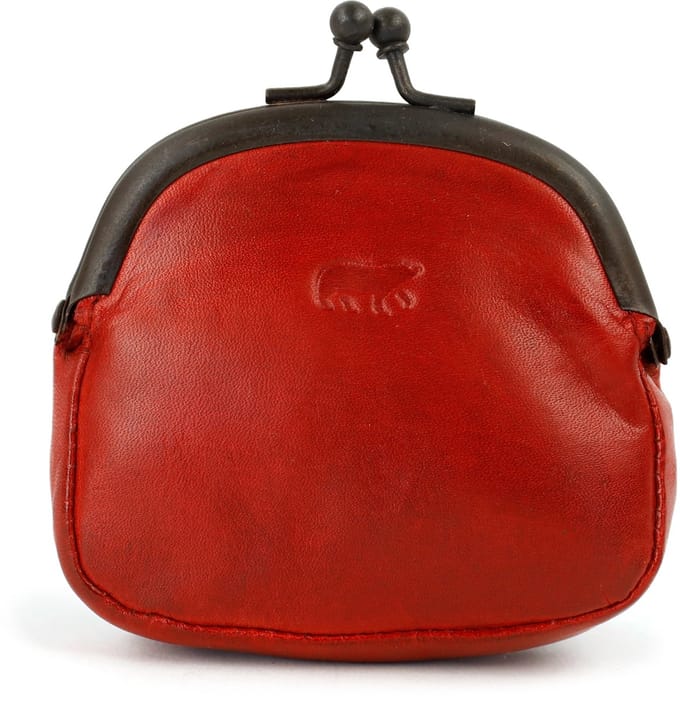 Bear Design Lily Leren Beugelportemonnee - Rood