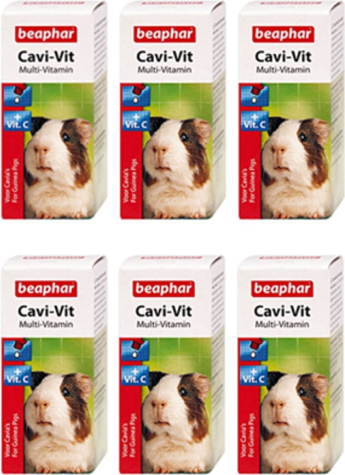 6x Beaphar Cavi-Vit Multivitamine - Voedingssupplement - 20ml