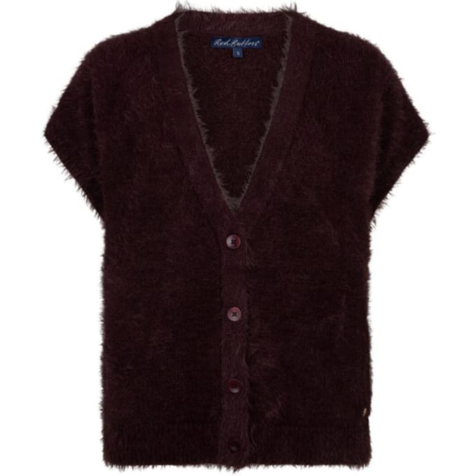 Red Button Rb sleeveless fuzzy burgundy
