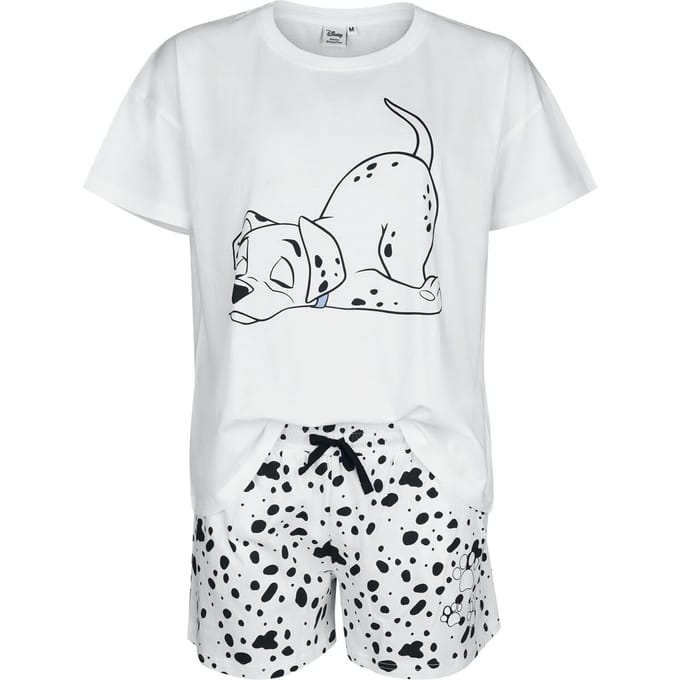 101 Dalmatians - Disney Pyjama - Paws Spots - S tot XXL - voor Vrouwen - wit