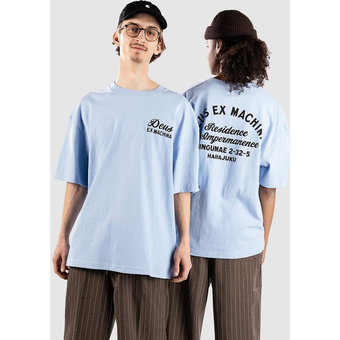 Deus Ex Machina Harajuku Sign T-Shirt blauw