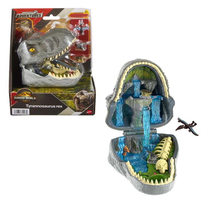 Mattel dinosaurus speelgoed Jurassic World Micro Compact Spinosaurus.