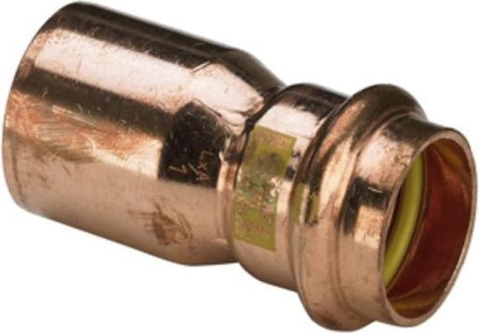 Viega Profipress verloop - 28x22 mm inschuif x pers gas