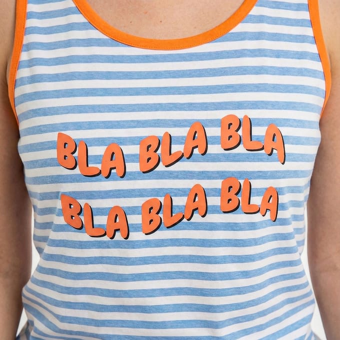 Dames Zomer Pyjama's met Brede Bandjes, Katoen KL45250
