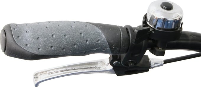 Dresco Fietshandvatten Ergo Grip Ca. 10 Cm Rubber Zwart/grijs Per Set