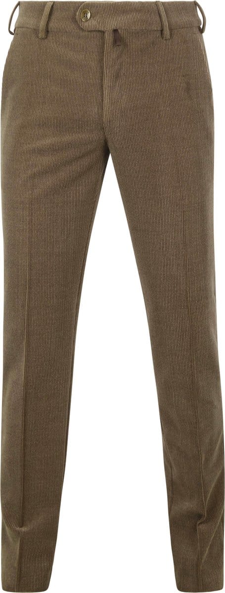 Meyer Chino Roma Wol Corduroy Olijfgroen - Maat 56 - Heren
