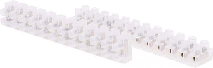 Benson - Kroonsteen Set 2 delig 6mm² - wit - 12 polen