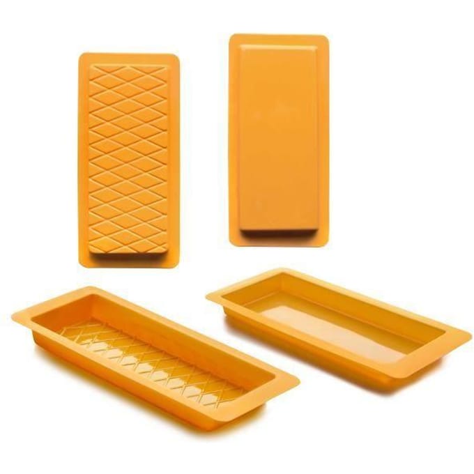 Nougatvormen - Ibili - 793500 - Polyethyleen - 23 x 10 cm - Set van 2