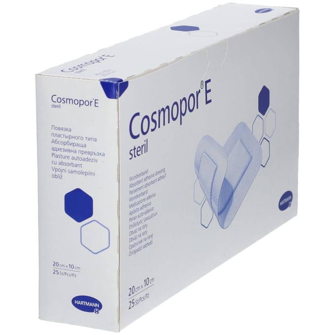 Hartmann Cosmopor E Steriel Verband 20 x 10cm 900876 25 Pleister
