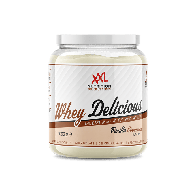 XXL Nutrition - Whey Delicious - Vanille Kaneel - Eiwitpoeder - 1000 g