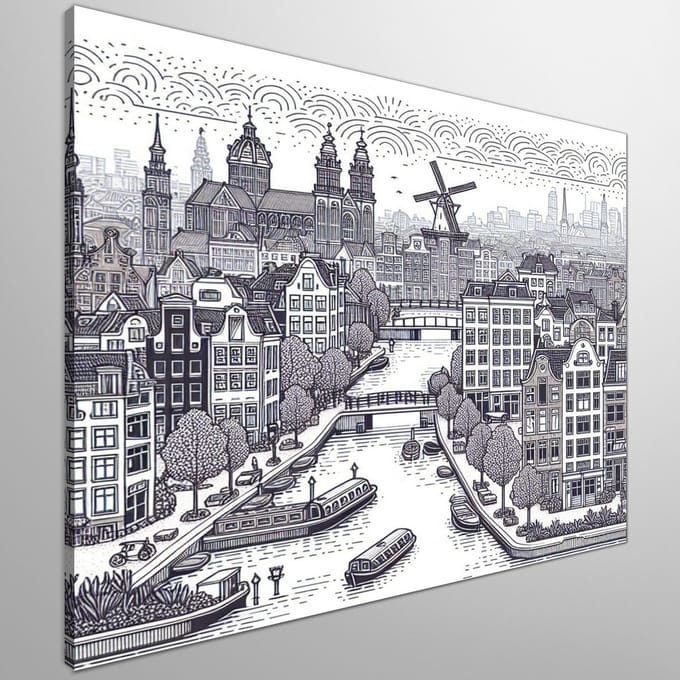 Kunstprint | Wanddecoratie | Canvas | 100 × 100 cm