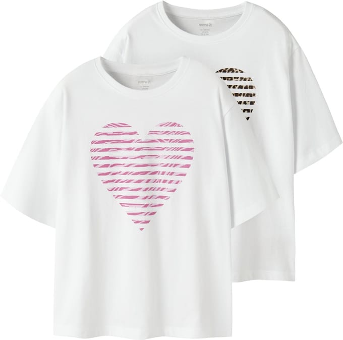 NAME IT - NKFFAHIRAZ 2P SS NREG TOP BOX - Meisjes - T-shirts