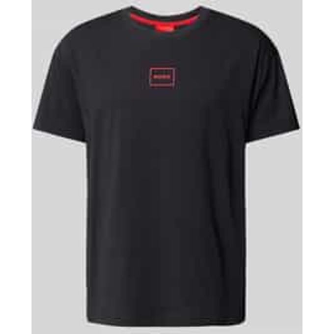 T-shirt met labelprint, model 'Laze'