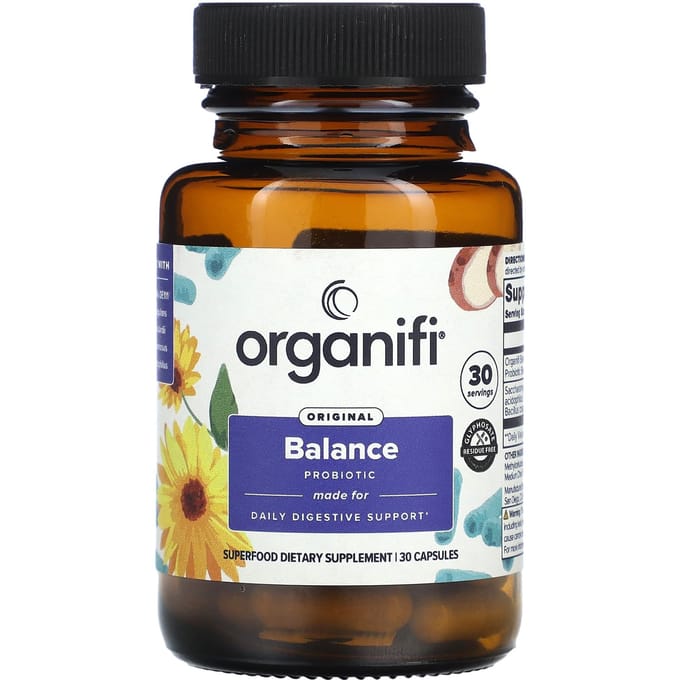 Organifi, Original Balance Probiotic, 30 Capsules