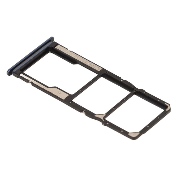 Support de carte SIM de remplacement Support de fente pour carte mémoire avec éjecteur Brosse pour Xiaomi Redmi Note 9 bleu foncé