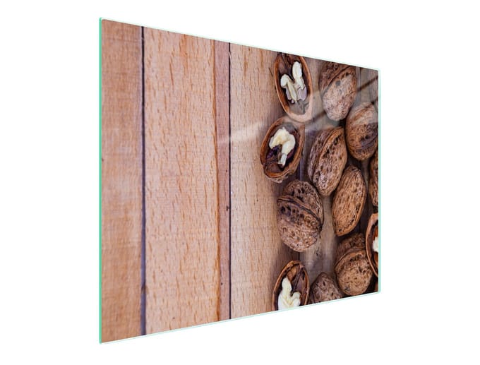 TMK ArtDeko Orzechy - Snijplank - 52x30 cm - Glas - Antislip