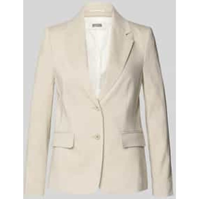 Blazer van linnenmix met klepzakken model 'BUNDREY'