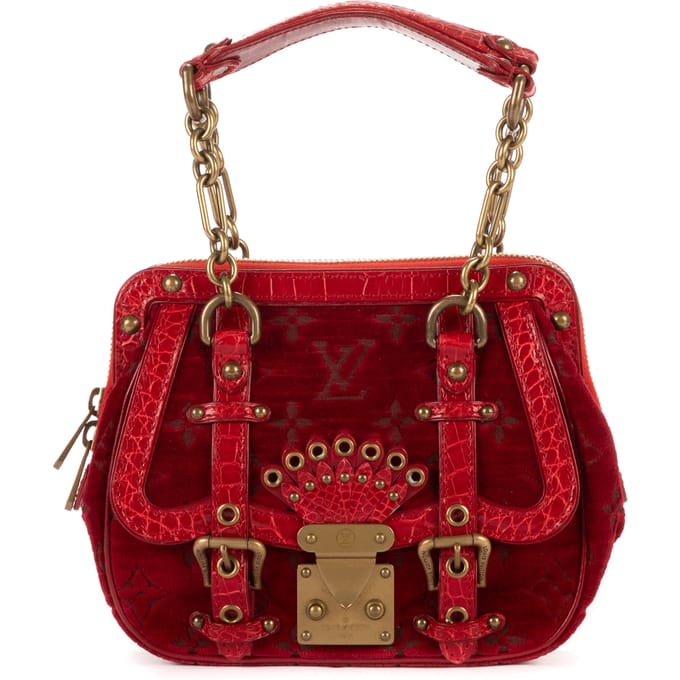 Ltd. Ed. Monogram Velours Irvine  Schoudertas