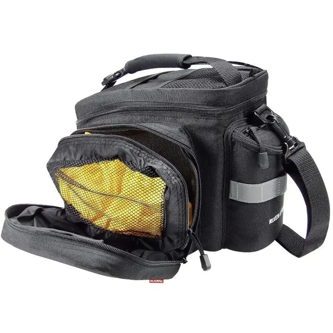 Klickfix Rackpack 2+ Uniklip 2 Fietstas 12-16l Zwart