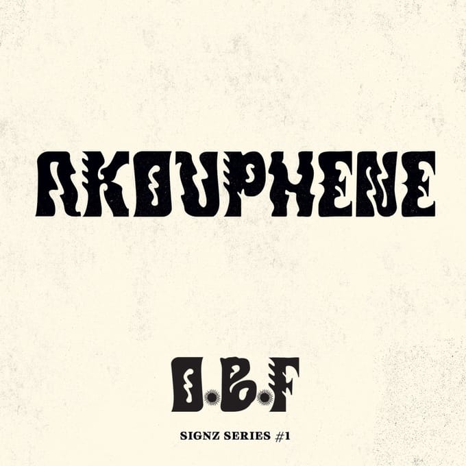 O.B.F. - Signz Series #1 - Akouphene (12" Single)