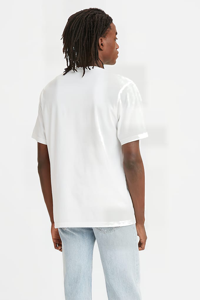 Levi's Ss Relaxed Fit Tee Boxtab White Graphi Taglia: XS | T-shirt stampate Outlet | Uomo | Bianco