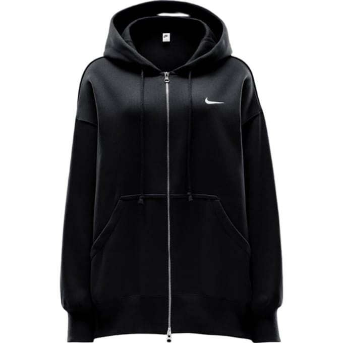 Capuchon met oversized ritssluiting voor dames Nike Phoenix Fleece
