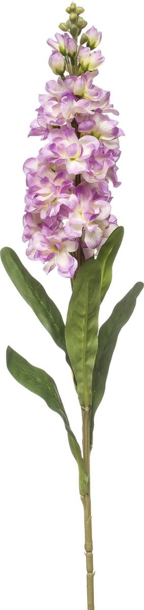 Emerald - Kunstbloem Violier 80cm lila - Kunstplant voor binnen