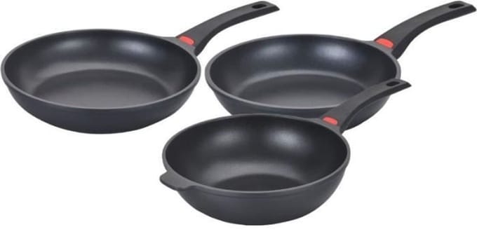 BAUMALU – 3-delig kookset – Anti-aanbak – Inductie – 30/28/24 cm