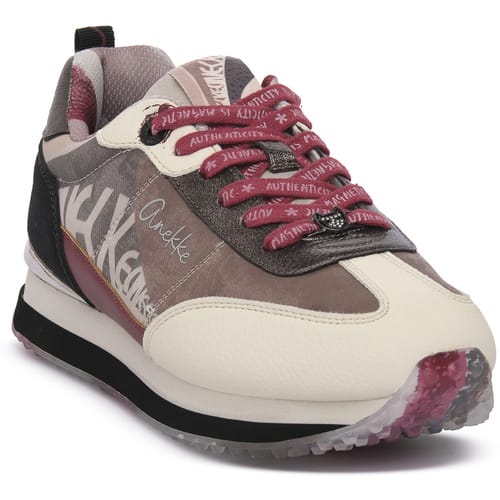 Lage Sneakers Anekke - New York 423 Pink White