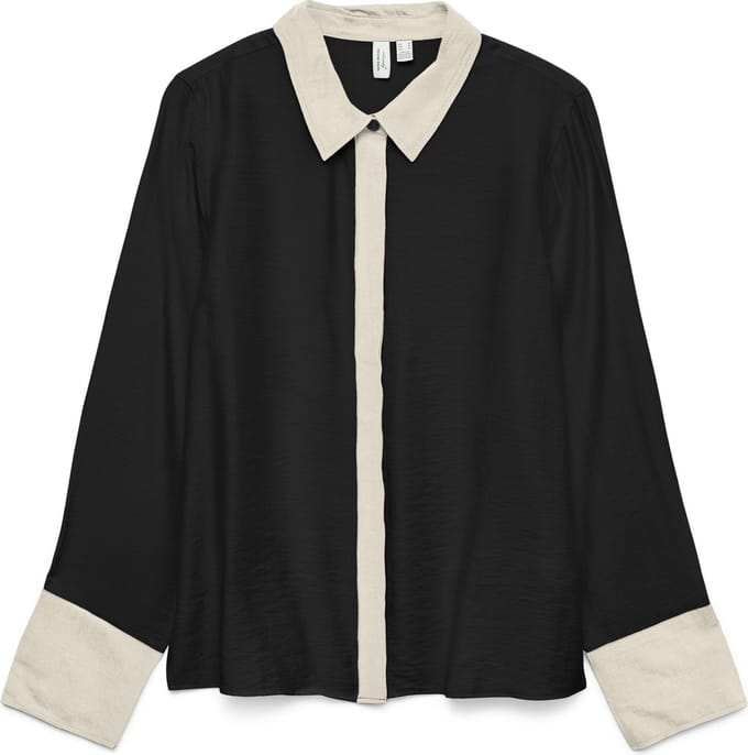 VERO MODA - VMGYNICE LS SHIRT WVN BTQ GA - Dames - Blouses
