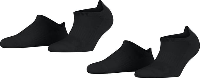 Esprit Active Basic 2-Pack duurzaam biologisch katoen multipack sneakersokken heren zwart - Maat 39-42