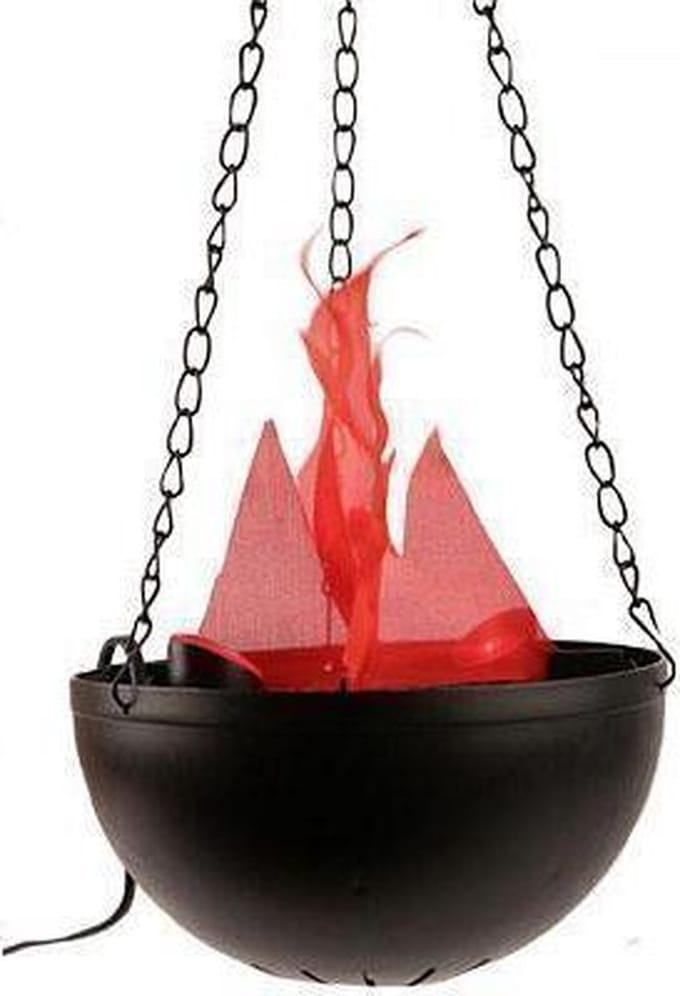Faram Kerker fakkel - Hanglamp flikkerende vlam - mini heksenketel